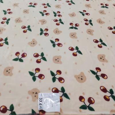 China Polyester Toy Double-Sided Printed Flannel Fabrics Tear-Resistant Print On Fabric For Sublimation Printing for sale