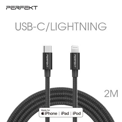 China Charging + Data Sending USB-C C94 to Lightning Cable Fast Charging MFi Certify for sale