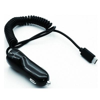 China Charge 3400mA USB Car Charger With 1.5m Type C Cable for sale