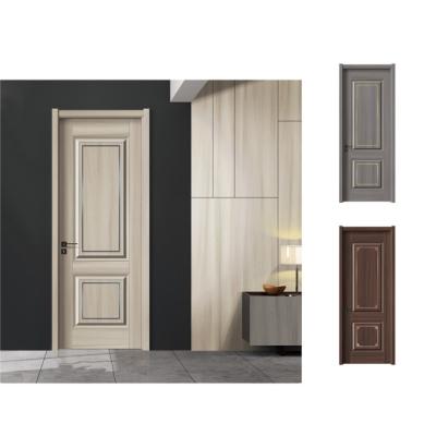 China Modern New Products Customized Color Soundproof Interior Solid Wood Sliding Door Room for sale