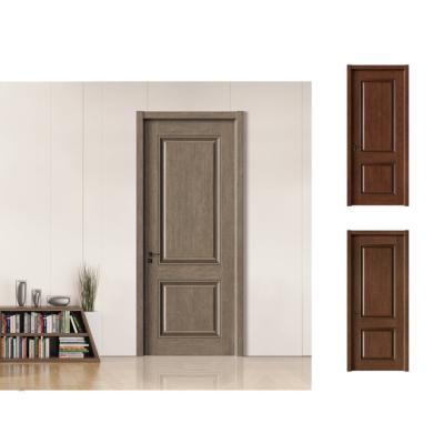 China New Modern Innovative Customized Interior Doors Modern Practical Oak Color Interior Doors Saving for sale