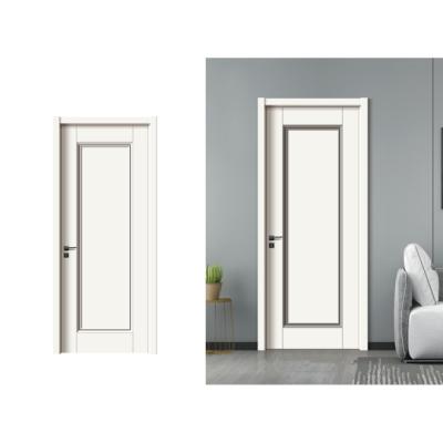 China New Products Customized Solid Wood Interior Doors Modern Innovative Color Oak Interior Doors Long Service Life for sale