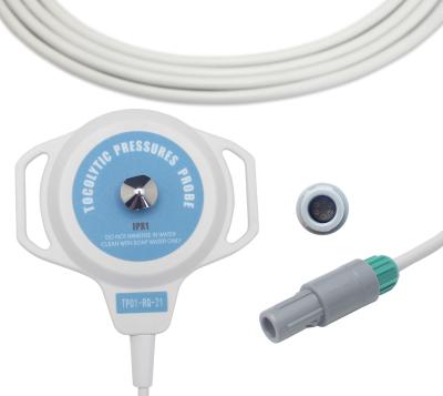 China TP01-RQ-1D Latex Free Edan F9 TOCO Fetal Transducer Express 6Pin Probe TOCO Probe For EDAN F6/F9 80 Degree Ultrasound for sale