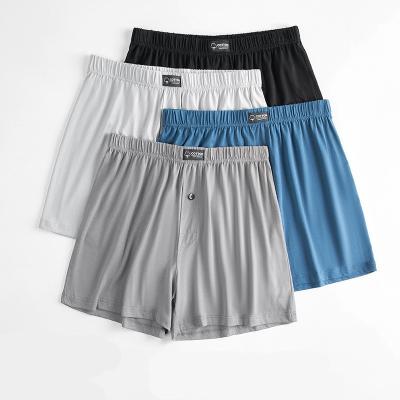 China Pantalones cortos tejidos respirables de encargo del boxeador de los boxeadores para hombre del gimnasio de la tela de Lyocell en venta