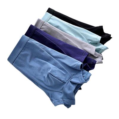 China XL-3XL Plus Mens Boxer Shorts Woven Trunks Cotton Men'S Underwear for sale