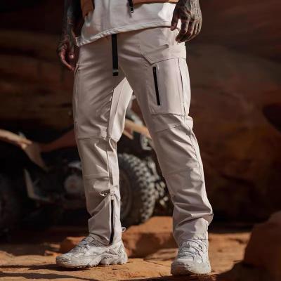 China Spring And Autumn Nylon Track Pants Multi-Pocket Casual Loose Outdoor Sports Pants en venta