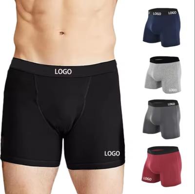 China CUSTOMIZED LOGO Breathable cotton MEN'S BOXER BRIEFS AND COMFORTABLE FOR MEN en venta