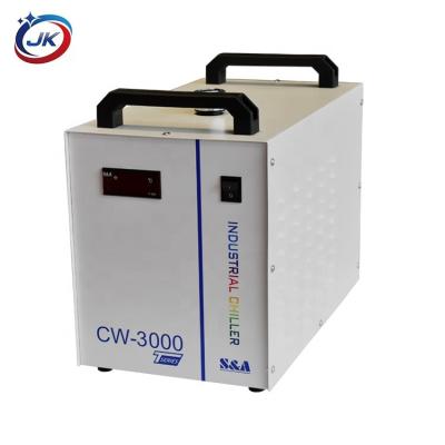 China Industrial hotels water chiller model cw3000 for CO2 laser engraving machine water cooling water chiller for sale