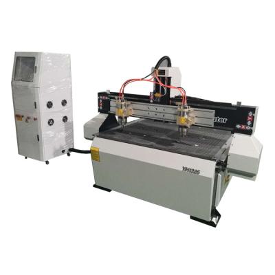 China Hotels 3.2KW 1325 Axis Two Step Motor 3 Heads CNC Engraving Machine CNC Engraving and Cutting Machine CNC Router Machine for Wood for sale