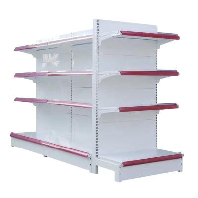 China Factory direct sale single and double shellf double sided display shop gondola for supermarket for sale