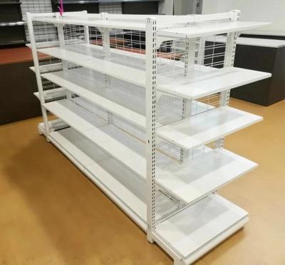 China Double Sided Hot Sale Metal Supermarket Single Side Display Rack for sale