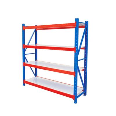 China Hot sale corrosion protection medium sized 4 tier steel rack and boltless rack foe warehouse for sale