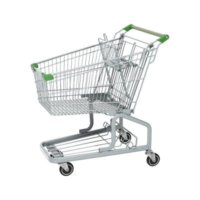 China Universal Eco-friendly Shopping Cart Style Large Retail Store Shopping Trolleys Supermarket Shopping Trolleys for sale