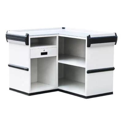 China Supermarket supermarket cashier table .store checkout counter for sale for sale