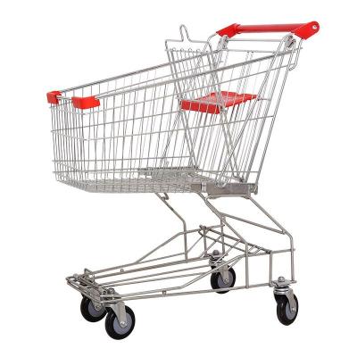 China High Quality Eco - Friendly Supermarkt / Shopping Trolley / Hypermarket Type Shopping Cart for sale