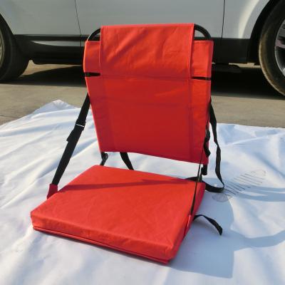 China Comfortable Single Folding Portable Lightweight Folding Ground Chair Floor Chair Seat Beach Ground Seat for sale