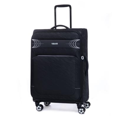 China Lightweight polyester VERAGE softside spinner wheels luggage 3pcs set trolley bag suitcase for travel for sale