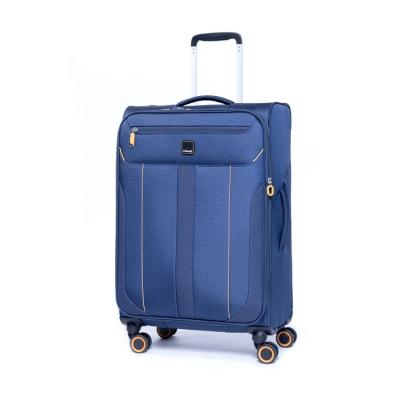 China Polyester VERAGE multifunctional softside spinner wheels luggage 3pcs set suitcase for travel for sale