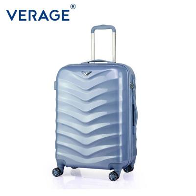 China Durable ABS VERAGE ABS+PC Hardside Spinner Wheels Suitcases Luggage 3pcs Set Trolley Bag For Travel for sale