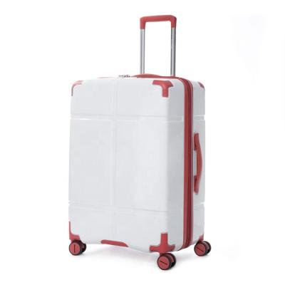 China Glossy PC VERAGE ABS/PC Hardside Spinner Rolls Suitcases 3pcs Luggage Set Trolley Bag For Travel for sale