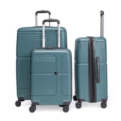 China Durable ABS VERAGE ABS Hardside Spinner Wheels Luggage 3pcs Set Suitcase For Travel for sale