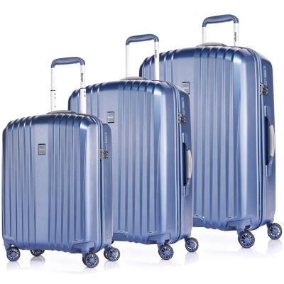 China Ultra Light PC VERAGE ABS/PC Hardside Spinner Rolls Suitcases 3pcs Luggage Set Trolley Bag For Travel for sale