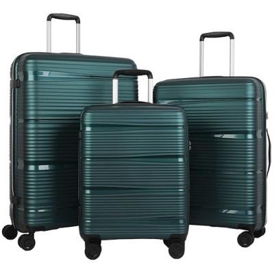 China Unbreakable PP Hardside PP Luggage Sets On Wheels For Travel for sale