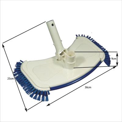 China ABS Economy Vacuum Weighted Large Plastic Head With Side Brushes for sale