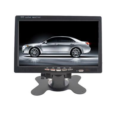 China 24V Wide Angle Desktop TFT Video Car LCD Monitor With Touch Button for sale