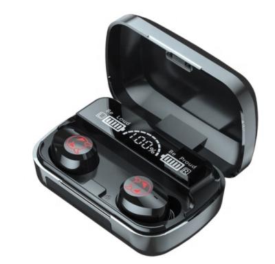 China M23 TWS Bass M23 TWS Powerful Stereo Wireless Sports BT Earbuds Waterproof Gaming Earbuds Headphones With 2000mAh Charging Box for sale