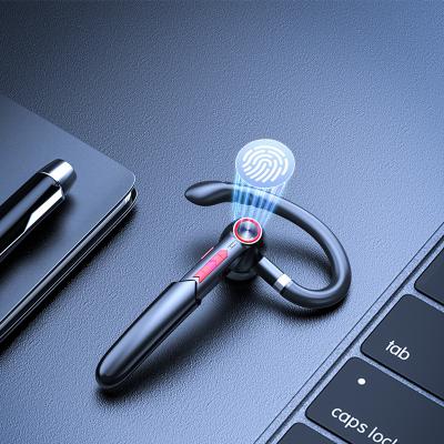 China Single Touch Auxiliary Hi-Fi Bass Voice Siri Earphone BT Truck Driver Earhook Wireless Handsfree Headset With HD MIC for sale