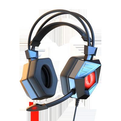 China Headband Noise Canceling USB Wired RGB LED Gaming Headset Stereo Earphone With MIC For P4P for sale