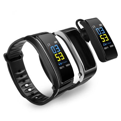 China Large Color Screen Activity Tracker Smart Wristband Talkband With Hybrid Bluetooth Headset Y3P for sale