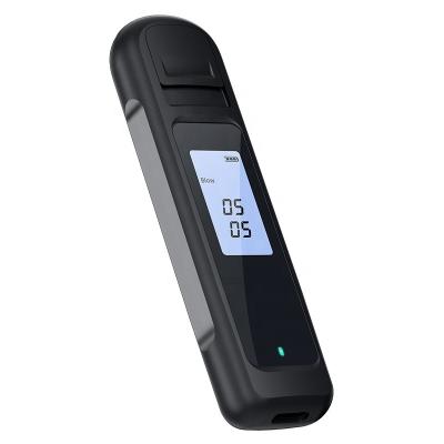 China 20 Seconds Mini Small Breathalyzer Rechargeable Digital Portable Led Test Detection Car USB Accurate Breath Alcohol Tester for sale