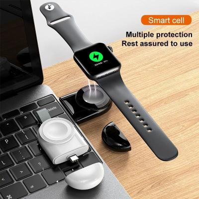 China For Apple Watch Smart Series Portable USB TYPE C CE Rohs Mini Magnetic Smart Watch Small Wireless Charger For Apple Watch for sale