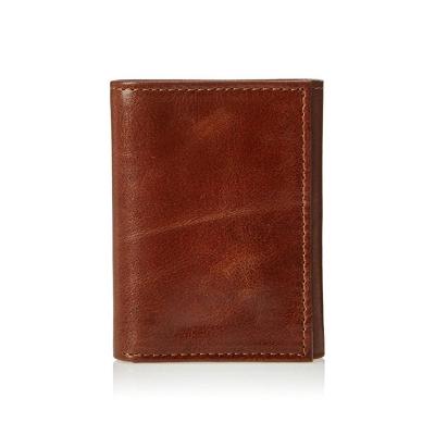 China 2017 OEM Wholesale Custom Handmade Smart Wallet Genuine Leather For Men for sale