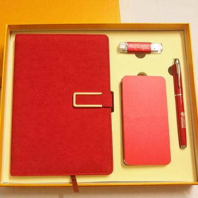 China Handmade Luxury Notebook&Pen Gifts Set For Businessmen Promotional Gift for sale