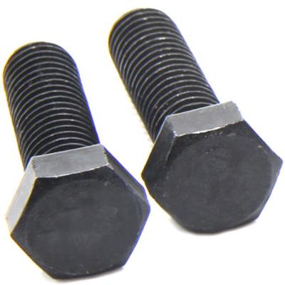 China Black Stainless Steel Grade 5 Oxide Hex Bolt Carbon Steel ANSI18.2.1 Hex Head Bolts for sale