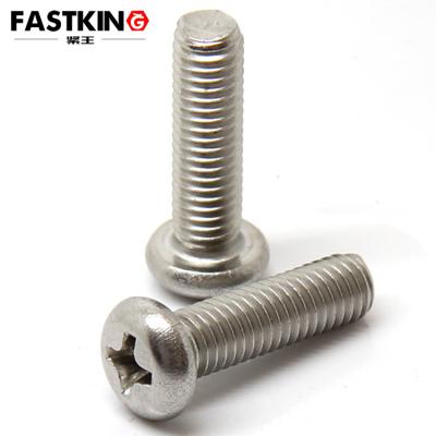 China Fine Pan Thread Cross Recessed Pan Head 1/4-28*1 Machine Screw for sale