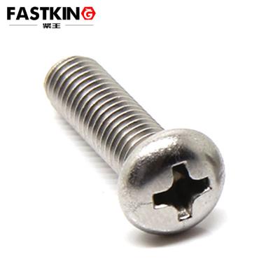 China Special Size Customize SS304 Pan Machine Screw Pan Head M1.6*6.8 for sale