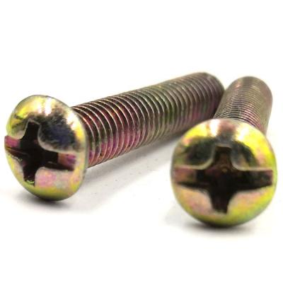 China Color Zinc Round Head Eleven Word Machine Screw for sale