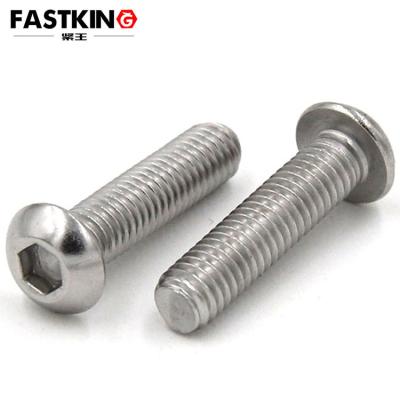 China HEX SUS304 10#-32*1/2 Flat Head ANSI Hex Socket Thread Fine Machine Screw for sale