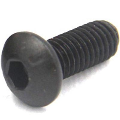 China Black Pan Knob Socket Head Chef Hex Socket Screw Machine Toy Screw ISO 7380 Grade 10.9 for sale