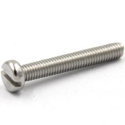 China Pan 316 Stainless Steel Cheese Head Slotted Screws GB67 for sale