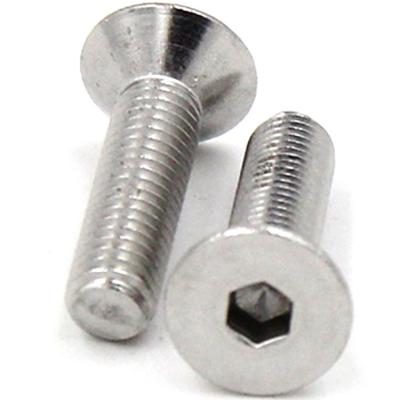 China DIN7991 Flat Head Countersunk Socket Head Cap Screws M1.7 Flat Head Hex for sale