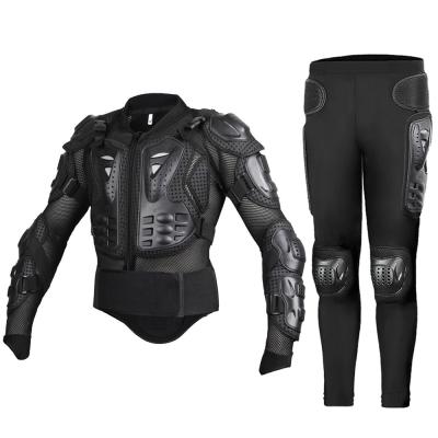 China Breathable Drop Shipping Armor Pant Racing Motor Jacket Motorcycle Pants Motorcycle Riding Motorcycle Set Jacket Pants Suit Set for sale