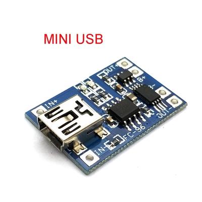 China MINI USB 5V 1A 18650 TP4056 Lithium Battery Charging Board Charger Module+Protection Dual Functions TP4056 for sale