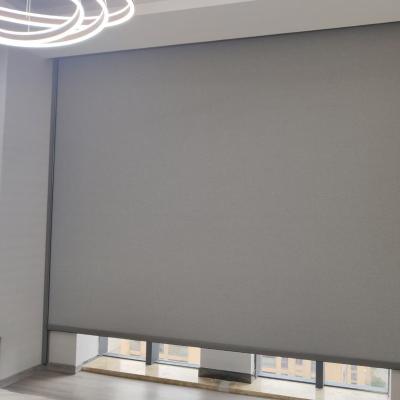 China Contemporary Waterproof Windproof Indoor Zipper Screen Roller Shade Zipper Screen for sale