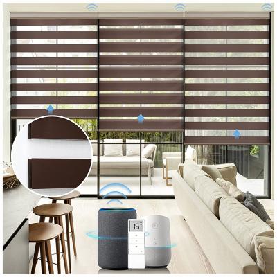 China Contemporary blind motor smart blind zebra /wifi motorized wireless switch roller blinds for sale