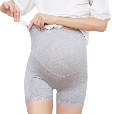 China Women Pregnancy RTS Comfortable Solid Pants Lace Waist Tops Briefs Safety Breathable Maternity Underwear for sale